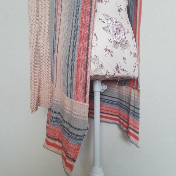 American Rag sz:xs Pastel Sleeve Knit Cardigan - Picture 3 of 8